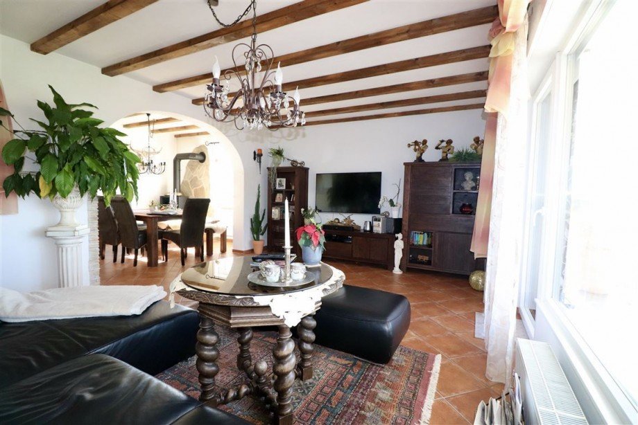 Wohnzimmer Doppelhaush�lfte Althengstettt