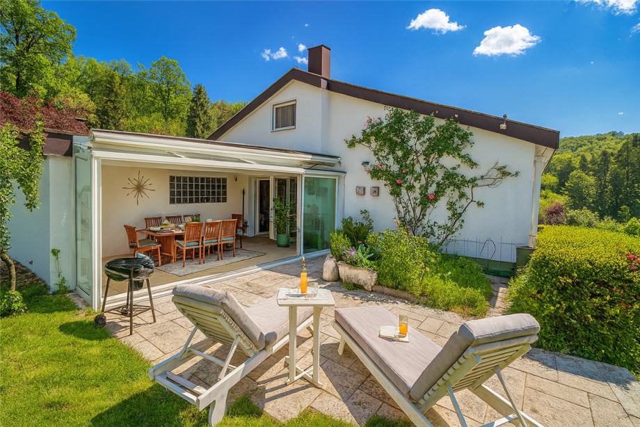 Aussenansicht Wintergarten Einfamilienhaus Uhingen