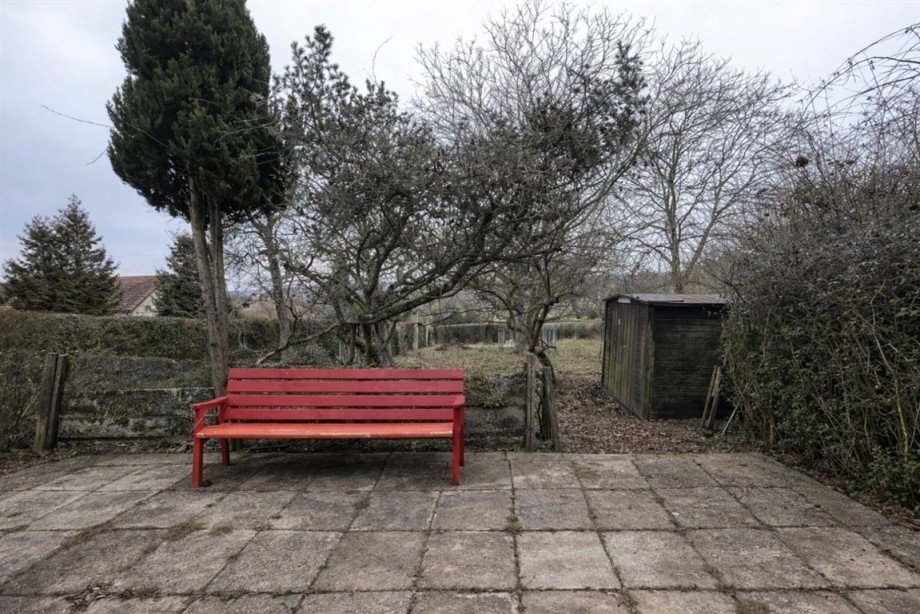 Terrasse_vor_H�tte Grundst�ck Hildrizhausen