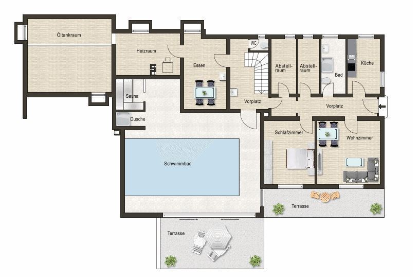 unverbindlicher GR UG Einfamilienhaus Uhingen