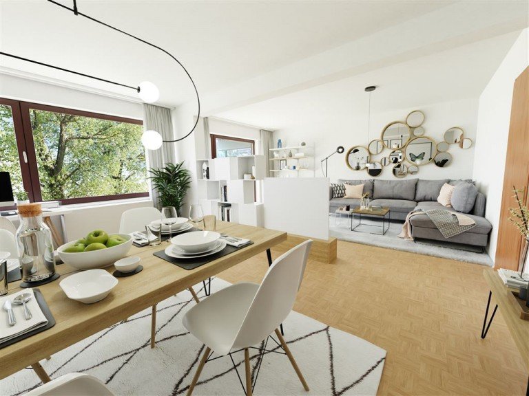 Visualisierung Wohnen Ehningen , Kr B�blingen Etagenwohnung 2-Zimmer-Wohnung mit 77 m� Wfl. im 2. OG, Bj. 1975