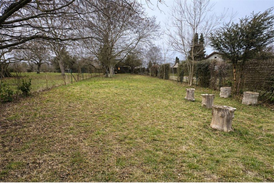 Sicht vom Gartentor Grundst�ck Hildrizhausen